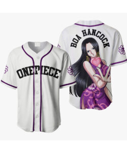 Boa Hancock Anime One Piece Baseball Jersey
