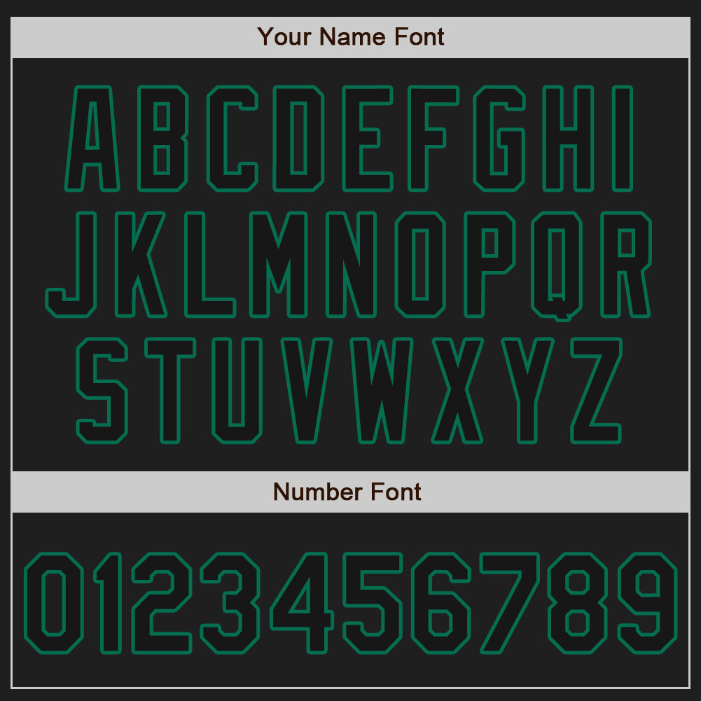 Custom White-Black Kelly Green Authentic Split Fashion Baseball Jersey2