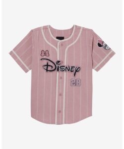 Disney Minnie Mouse Striped Toddler Baseball Jersey
