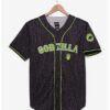 Godzilla Embroidered Baseball Jersey