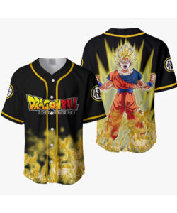Goku Super Saiyan Dragon Ball Baseball Jersey