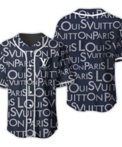 Louis Vuitton Navy Baseball Jersey #9