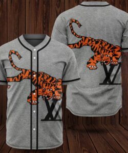 Louis Vuitton tiger baseball jersey