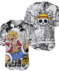 Luffy Gear 5 Awakening One Piece Baseball Jersey