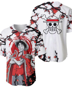Luffy Pirate King One Piece Baseball Jersey