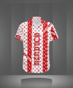 Louis Vuitton and Supreme premium collared shirt #2