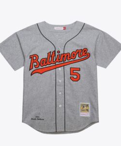 Brooks Robinson Gray Baltimore Orioles 1966 Authentic Jersey