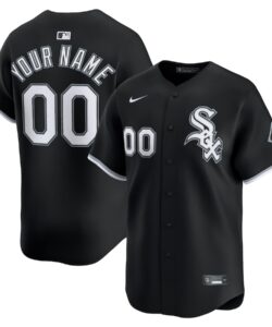 Chicago White Sox Nike Black Alternate Limited Custom Jersey