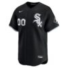 Men's Chicago White Sox Nike Black Alternate Limited Custom Jersey1