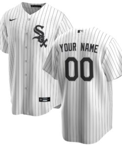 Chicago White Sox Nike White Home Replica Custom Jersey