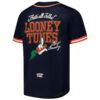 Men's Freeze Max Navy Looney Tunes Bugs Bunny What's Up Doc Button-Up Baseball Jersey2