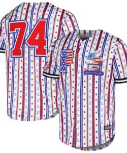 Men's Freeze Max White Peanuts Home of the Free Baseball Jersey