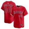 Men's Los Angeles Angels Nike Red Alternate Limited Custom Jersey