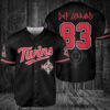 Minnesota Twins Def Leppard Baseball Jersey