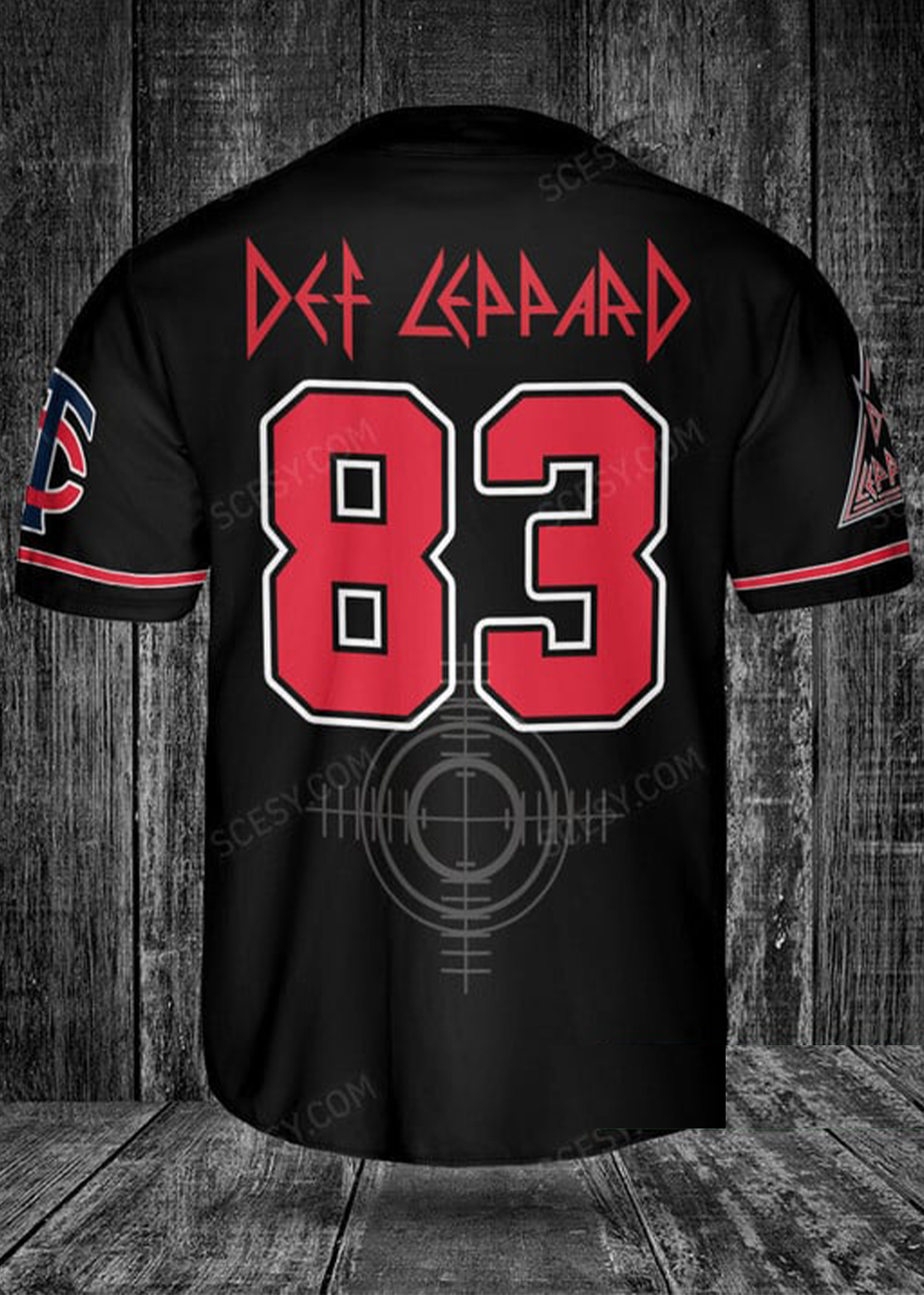 Minnesota Twins Def Leppard Baseball Jersey5