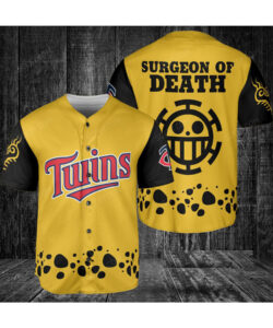 Minnesota Twins One Piece Baseball Jersey Yellow