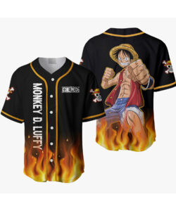 Monkey D Luffy One Piece Baseball Jerseys