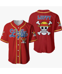 Monkey D. Luffy One Piece Baseball Jersey #1