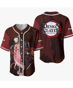 Nezuko Demon Slayer Baseball Jersey