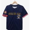One Piece Monkey D. Luffy Straw Hat Crew Baseball Jersey