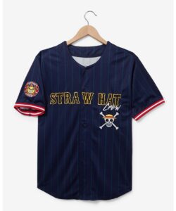 One Piece Monkey D. Luffy Straw Hat Crew Baseball Jersey