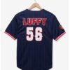 One Piece Monkey D. Luffy Straw Hat Crew Baseball Jersey3