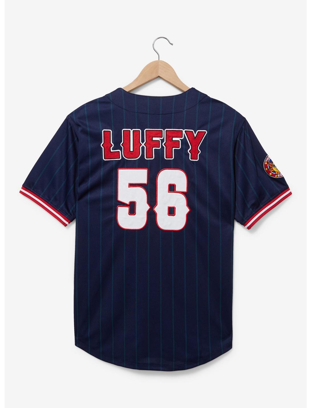 One Piece Monkey D. Luffy Straw Hat Crew Baseball Jersey3