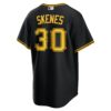 Paul Skenes Pittsburgh Pirates Nike Alternate 2 Replica Jersey - Black2