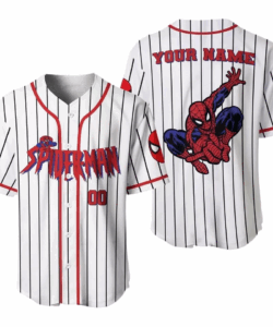 Personalize Spiderman Vintage Baseball Jersey