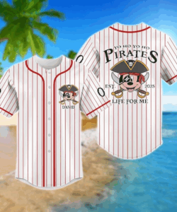 Personalized Mickey Mouse Pirates Est 2025 Life For Me Baseball Jersey