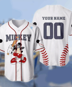 Personalized Mickey Mouse Baseball Jersey
