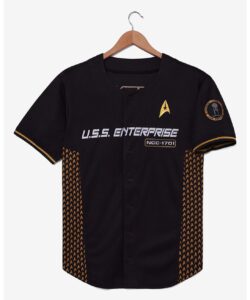 Star Trek Kirk U.S.S. Enterprise Baseball Jersey