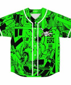 Zoro One Piece Baseball Jersey