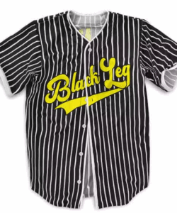 Black Leg Vinsmoke Sanji Baseball Jersey