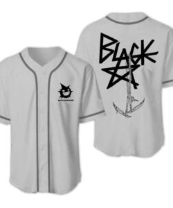 Black☆Star Chain Scythe Soul Eater Baseball Jerseys
