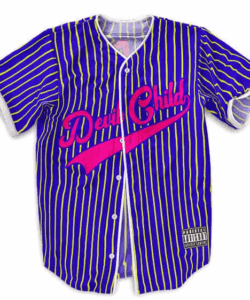 Devil Child Nico Robin Striped One Piece Baseball Jersey
