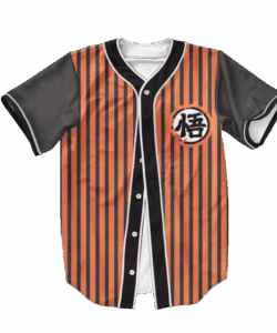 Dragon Ball Z Goku Kanji Wisdom Baseball Jersey