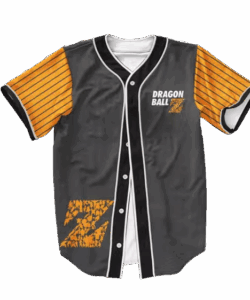Dragon Ball Z Goku Orange Baseball Jersey