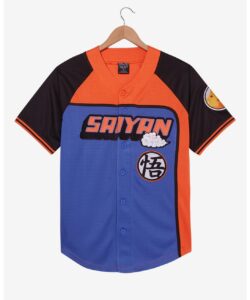 Dragon Ball Z Saiyan Baseball Jersey