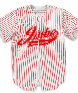 Jinbe Knight Of The Sea Helmsman Striped Baseball Jersey
