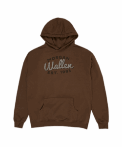 One Thing At A Time Brown Hoodie