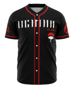 Sasuke Uchiha Clan Naruto Baseball Jersey