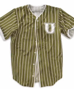 Sogeking Usopp Striped Moss Green Baseball Jersey