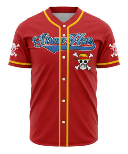 Strawhats Luffy One Piece Baseball Jersey
